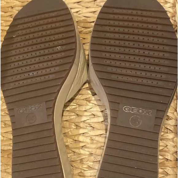 Geox Patrick Cox design cream patent leather sandals size 9 - Picture 5 of 11